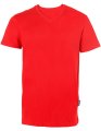 Heren T-shirt V hals HRM 102 Rood